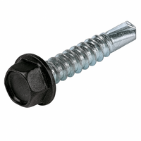 8T100TUX0Z/AL-2000B 8-18 X 1 UNSLOT HWH SDS ZINC AL 2000 BLACK